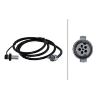 Wheel speed sensor 2-pole inductive sensor 2,000 mm cable HELLA