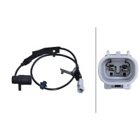 Wheel Speed Sensor 2-pole inductive sensor 750 mm cable HELLA for TOYOTA HILUX