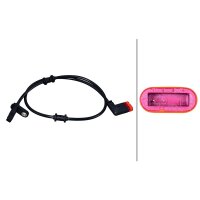 Wheel Speed Sensor 2-pole Hall sensor 680 mm cable HELLA for e.g. MB E-KLASSE