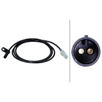 Wheel Speed Sensor 2-pole inductive 510 mm cable HELLA for e.g. VW TRANSPORTER