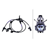 Wheel Speed Sensor 2-pole Hall sensor 1.170 mm cable HELLA for TOYOTA YARIS and others