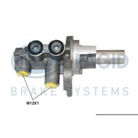 Master Brake Cylinder 12x1x2 Aluminium Ø 21 mm...