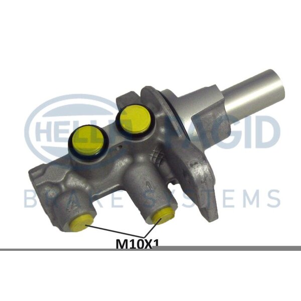Master Brake Cylinder 10x1x2 Aluminium Ø 21 mm HELLA for e.g. FORD FIESTA