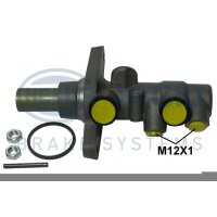 Hauptbremszylinder 12x1x2 Aluminium Ø 24 mm HELLA...