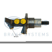 Hauptbremszylinder 12x1x2 Aluminium Ø 25 mm HELLA...