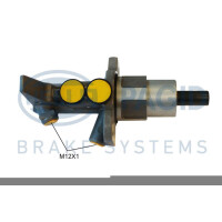 Hauptbremszylinder 12x1x2 Aluminium Ø 25 mm HELLA...