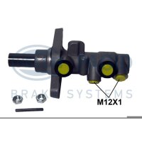 Master Brake Cylinder 12x1x2 Aluminium Ø 22 mm...
