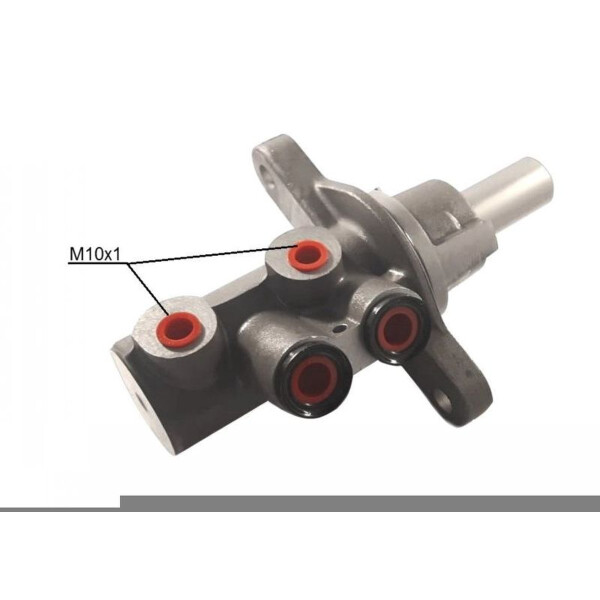 Master Brake Cylinder M10x1x2 Aluminium Ø 21 mm HELLA for e.g. CITROËN C1