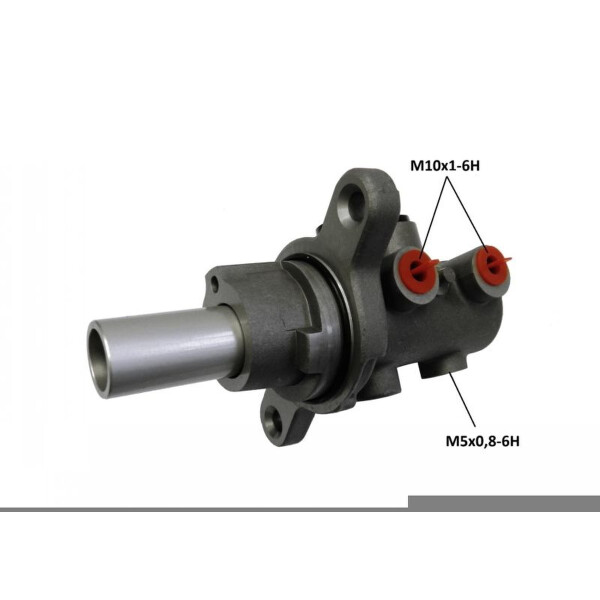 Hauptbremszylinder M10x1x2 Aluminium Ø 24 mm HELLA passend für FIAT