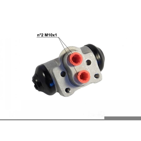 Wheel Brake Cylinder Aluminium Ø 22 mm HELLA for e.g. MITSUBISHI L200