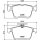 Brake pad set discs without wear warning 16.4 mm HELLA for VW T-ROC