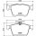 Brake pad set discs without wear warning 16.4 mm HELLA for VW T-ROC
