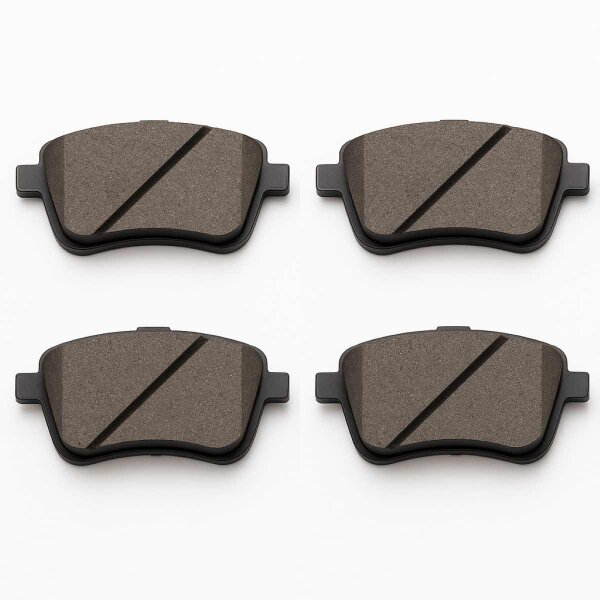 Brake pad set discs with wear warning HELLA for KIA SPORTAGE and others