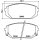 Brake pad set discs with wear warning HELLA for KIA SPORTAGE and others