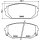 Brake pad set discs with wear warning HELLA for KIA SPORTAGE and others