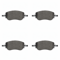 Brake pad set discs with wear warning 19.5 mm HELLA for...