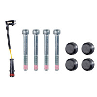 Bremsbelagsatz Scheiben mit Verschleißwarnung 20,7 mm HELLA für u.a. MB SPRINTER