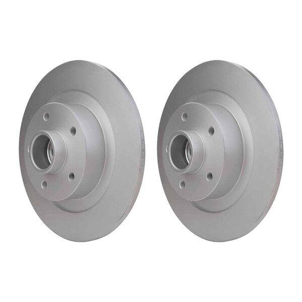 2 Bremsscheiben voll Ø 62 mm 11 mm HELLA passend für RENAULT ESPACE