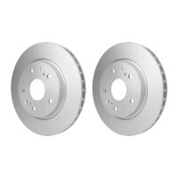 2 Brake Discs internally ventilated Ø 62 mm 22 mm...