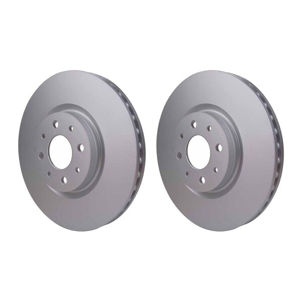2 Brake Discs internally ventilated Ø 59 mm 26 mm HELLA for e.g. FIAT 500e
