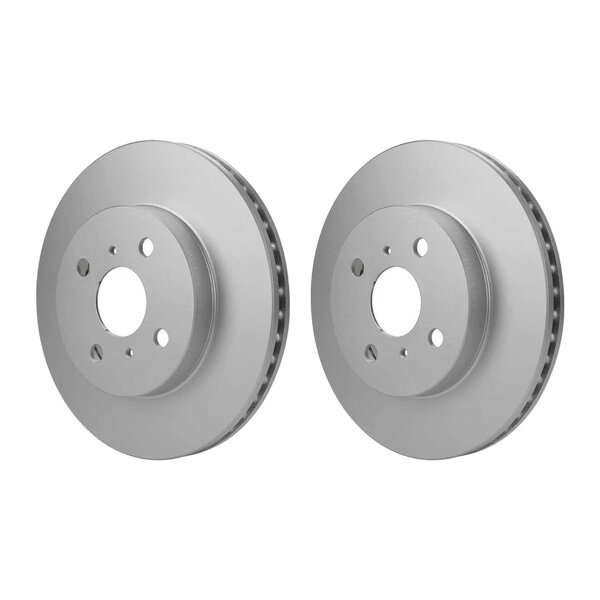2 Brake Discs internally ventilated Ø 55 mm 22 mm HELLA for TOYOTA YARIS