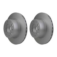 2 Brake Discs internally ventilated Ø 72 mm 22 mm...