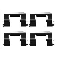 Accessory Kit, Disc Brake Pads 4 pcs. HELLA for e.g. KIA...