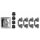 Accessory kit disc brake pad TRW 9 pcs. HELLA for e.g. OPEL Adam