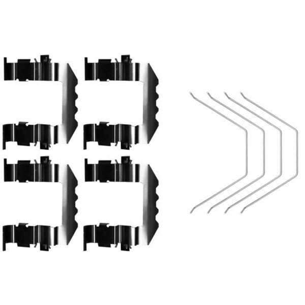 Zubehörsatz Scheibenbremsbelag 4 tlg. HELLA für u.a. HYUNDAI i40