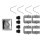 Accessory kit disc brake pad Mando 13 pcs. HELLA for e.g. HYUNDAI Kona