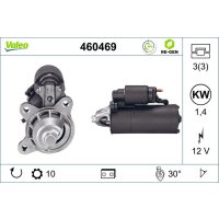 Starter 1.4kW 10 teeth VALEO for FORD TOURNEO CONNECT