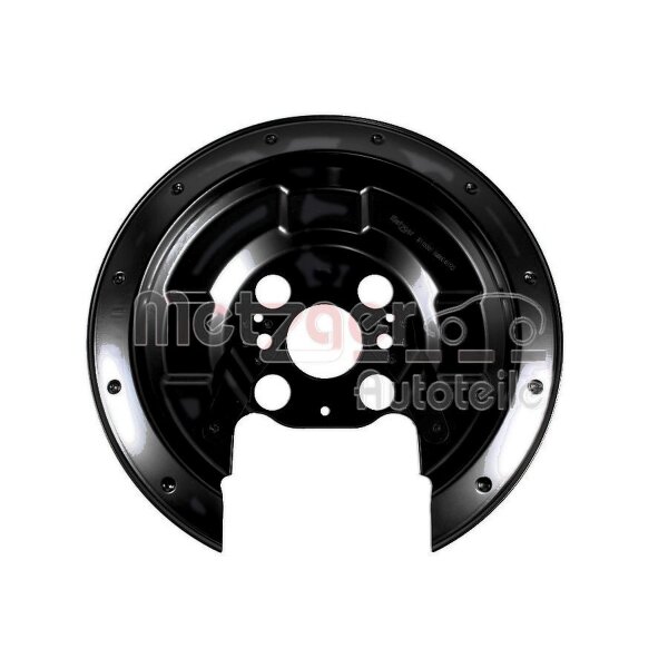 Spray Plate Brake Disc rear right sheet steel METZGER for e.g. HONDA CIVIC