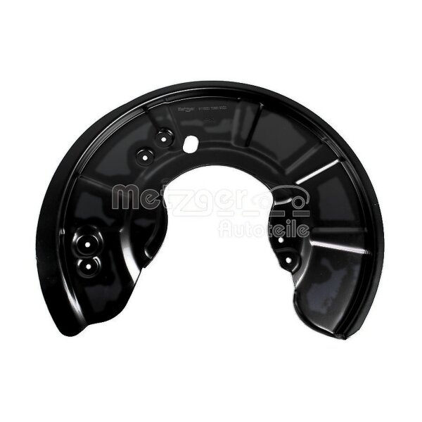Spray Plate Brake Disc front left aluminium METZGER for e.g. TESLA MODEL