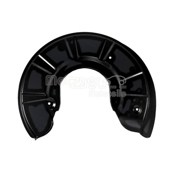 Spray Plate Brake Disc front left aluminium METZGER for TESLA MODEL