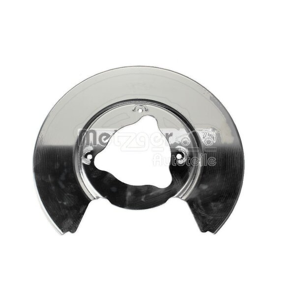 Spray Plate Brake Disc rear left aluminium METZGER for e.g. TESLA MODEL