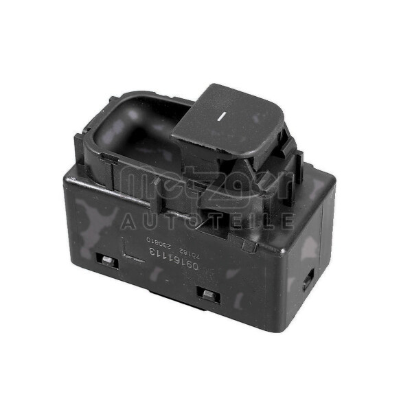 Schalter Fensterheber 3-polig schwarz-matt METZGER für u.a. TESLA MODEL