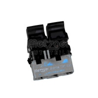 Schalter Fensterheber vorne links 10-polig schwarz METZGER für u.a. OPEL VIVARO