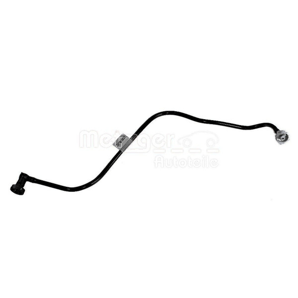 Kühlerschlauch hinten METZGER IAM-Expertise passend für u.a. AUDI A4