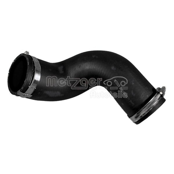 Ladeluftschlauch oben mit Schellen METZGER passend für u.a. VOLVO V60