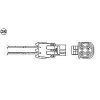 Lambda probe jump probe 4 leads NTK for RENAULT ESPACE...