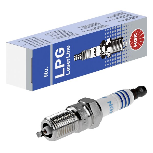 4 spark plugs M14 x 1.25 fixed SAE connection NGK LPG Laser Line for e.g. MB 124
