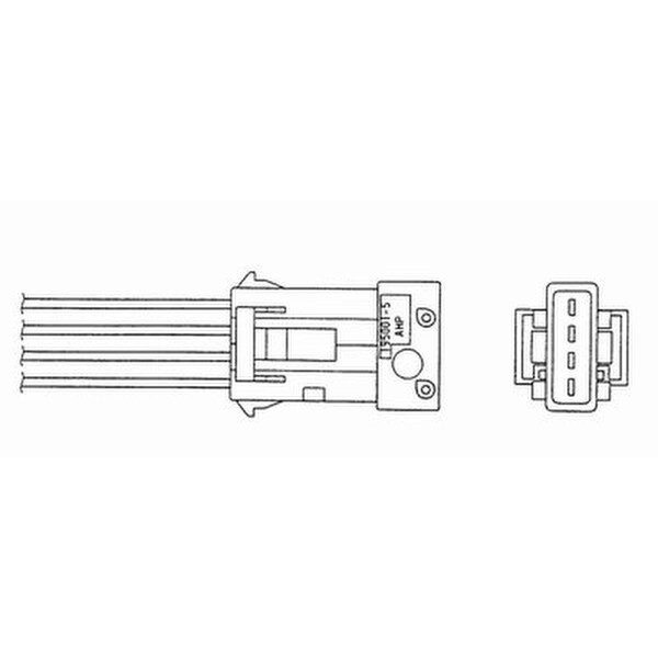 Lambda probe jump probe 4 leads NTK for CITROËN XSARA and others