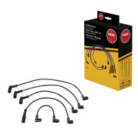 Ignition cable set for vehicle with ignition distributor...