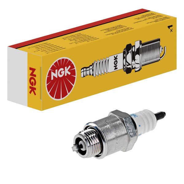 10 spark plugs M14 x 1.25 with flat seat NGK for e.g. KAWASAKI