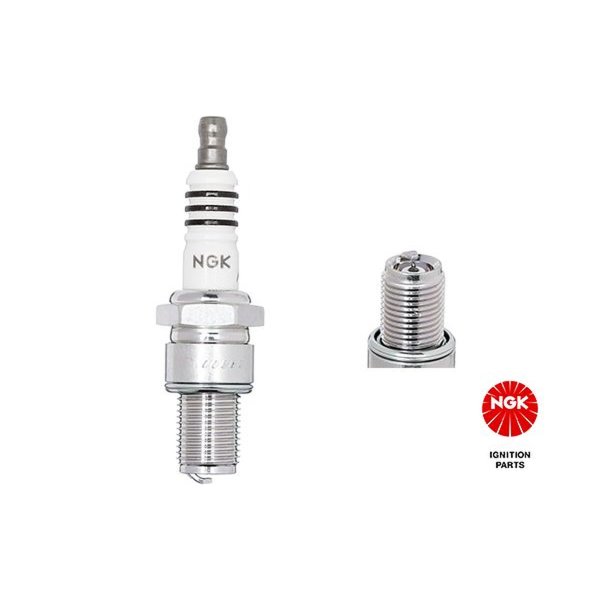 4 spark plugs 20.8 mm NGK for FORD ESCORT IV