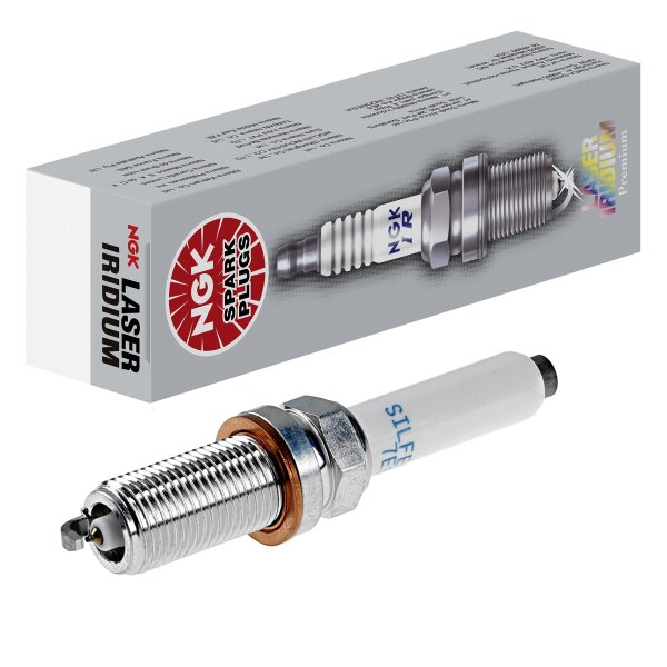 4 Zündkerzen M14 x 1,25 mit Flachdichtsitz NGK für u.a. AUDI A6