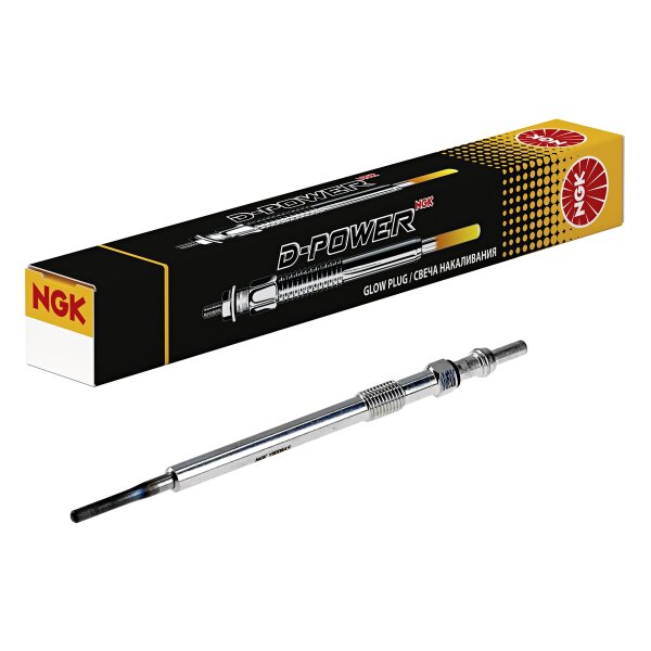 10 glow plugs M8 x 1.0 metal glow plug 4.4 V NGK D-Power for e.g. VOLVO V70