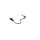 Exhaust gas temperature sensor 2 wires NTK for JEEP RENEGADE SUV