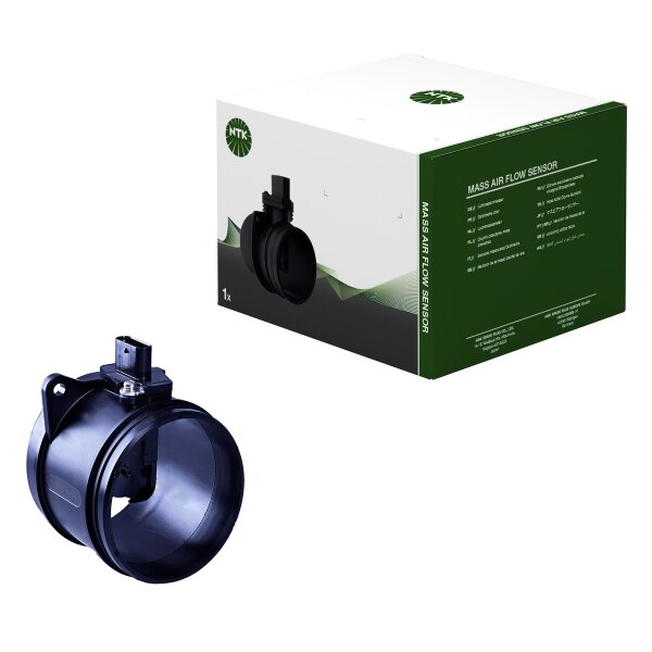 Luftmassenmesser Gehäuse mit Lufttemperatursensor NTK für u.a. BMW 3 Coupe