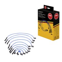 Ignition cable set for vehicles with ignition distributor...